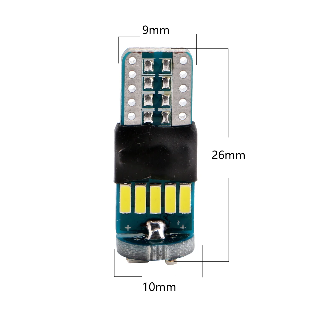 YM E Bright 2 шт. T10 W5W led Canbus Error free 4014 15 SMD 300Lm светодиодные Aut лампы габаритные фонари для