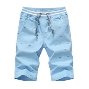 Горячая Распродажа, модные мужские повседневные шорты с принтом рыбы, шорты для фитнеса с эластичной талией, домашняя женская одежда, g242