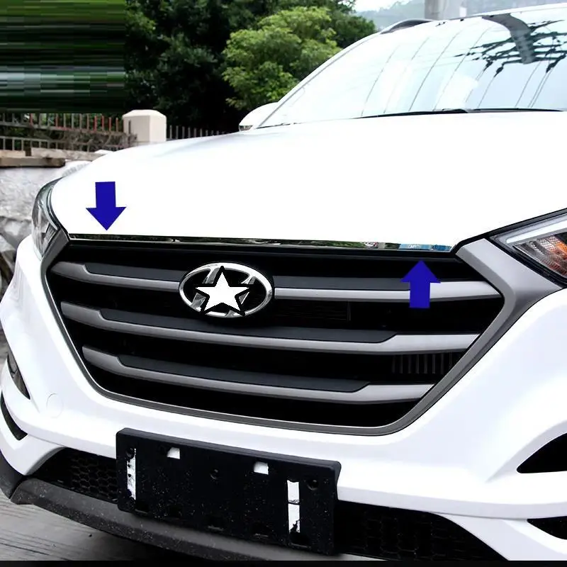 Автомобильная решетка кузова модифицированный хром Стайлинг автомобиля