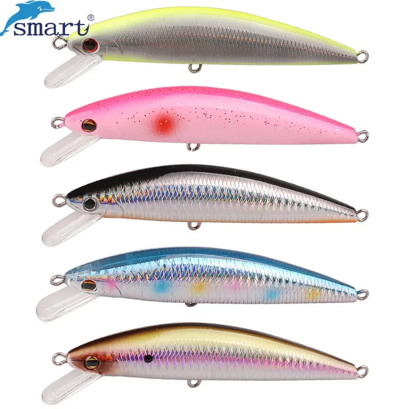Блесна Smart Bait 118 мм 41 3 г 3D рыболовные приманки с глазами французские крючки VMC