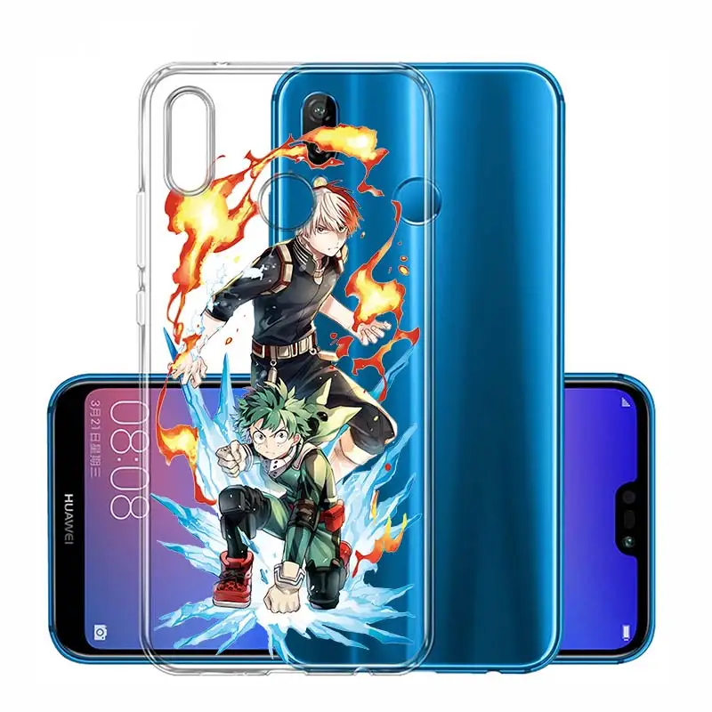 10 Чехол с аниме для huawei P Smart Nova 3i P8 P9 mini P10 P20 P30 lite Pro, мягкий силиконовый чехол, горячая Распродажа, My Hero Academy - Цвет: 10