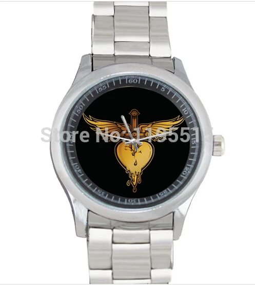 Пользовательские джон бон джови тема металла мужчины часы ( 40 мм диаметр Из