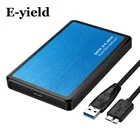 Чехол для жесткого диска USB3.0 на Sata, 2,5 дюйма, поддержка протокола UASP 6 ТБ, алюминиевый корпус и АБС-пластик