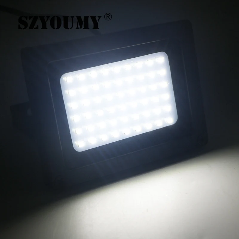 SZYOUMY 54 светодиодный солнечный светильник 2835 SMD солнечная панель датчик прожектор