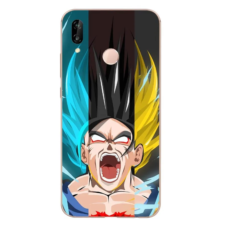 Прозрачный мягкий силиконовый чехол Dragon Ball Son Goku для Huawei P8L P20L P20LITE P30 Mate 8 9 10 20Por