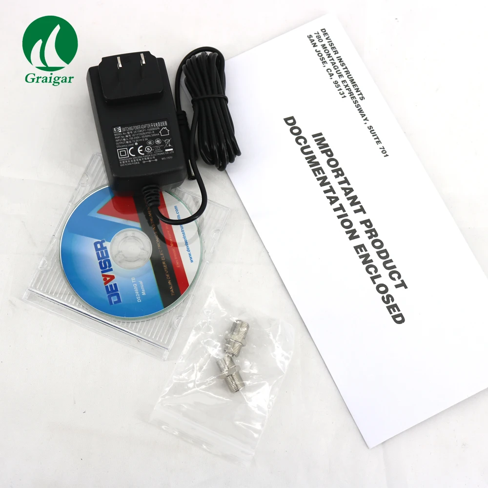 DS2460Q QAM измеритель анализа поддерживает цифровые QAM/аналоговые сигналы в CATV сетях