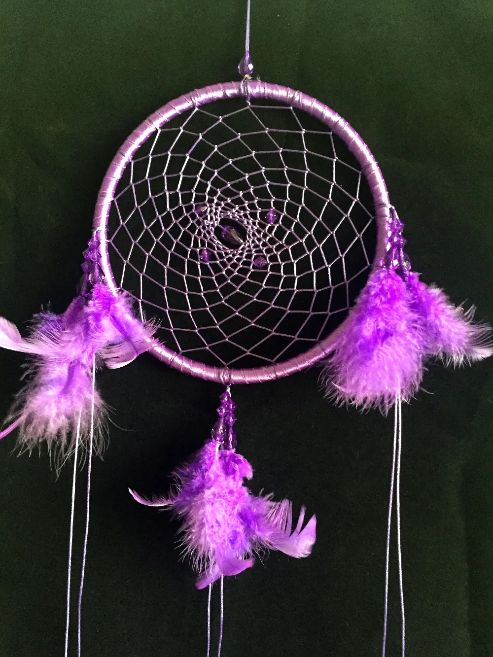18*60cm 2015 New fashion jewelry Hot big white Dreamcatcher Wind Chimes Indian Style Feather Pendant Dream Catcher Gift | Дом и сад