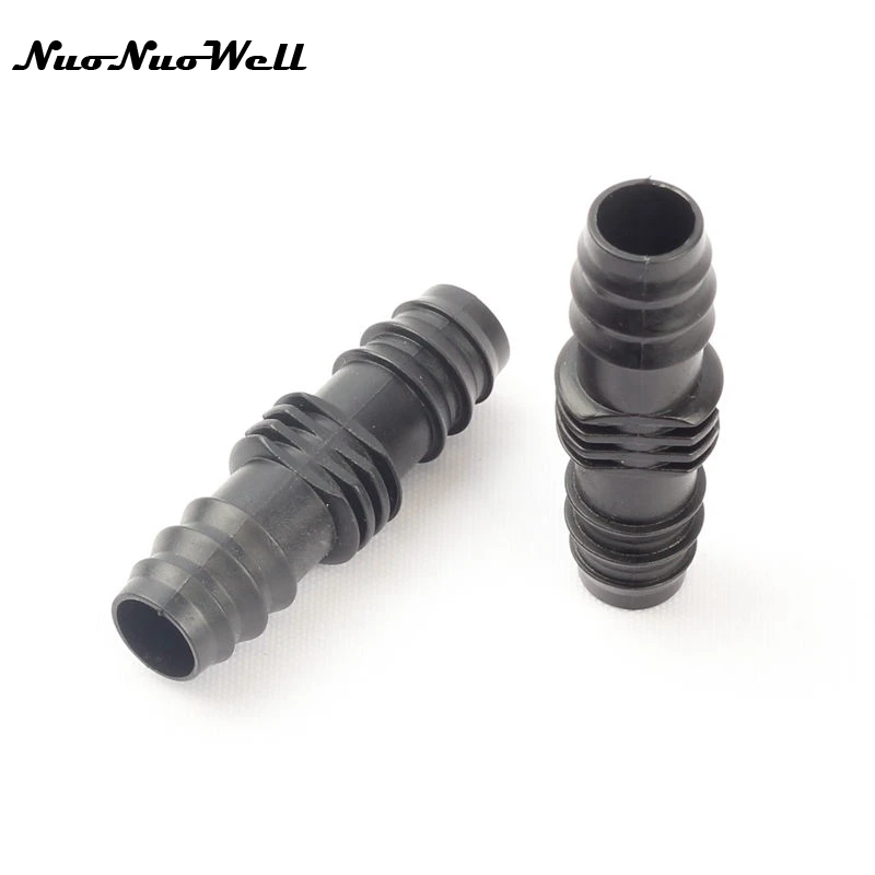 18pcs NuoNuoWell DN16mm Straight Connector Barbed Garden Irrigation Hose Greenhouse Watering Drip System Fits Veg Plots fittings | Дом и сад