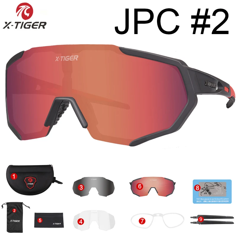 X-YJ-JPC02-3 Высококачественные спортивные велосипедные очки солнцезащитные очки Gafas ciclismo велосипедные очки уличные солнцезащитные очки, очки для велоспорта - Цвет: X-YJ-JPC02-3