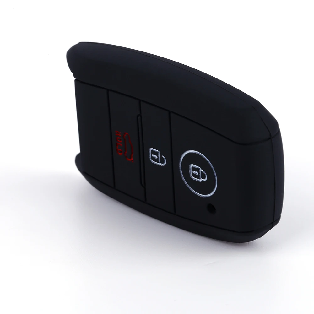 Cheap 3 Button Silicone Car Remote Key Fob Shell Cover Case For Kia Rio Ceed Soul Sportage Sorento Carens Picanto Skin Holder | Автомобили