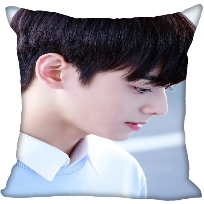 Популярная наволочка Fan Xi KPOP Astro Cha EunWoo с принтом шелковая квадратная домашние