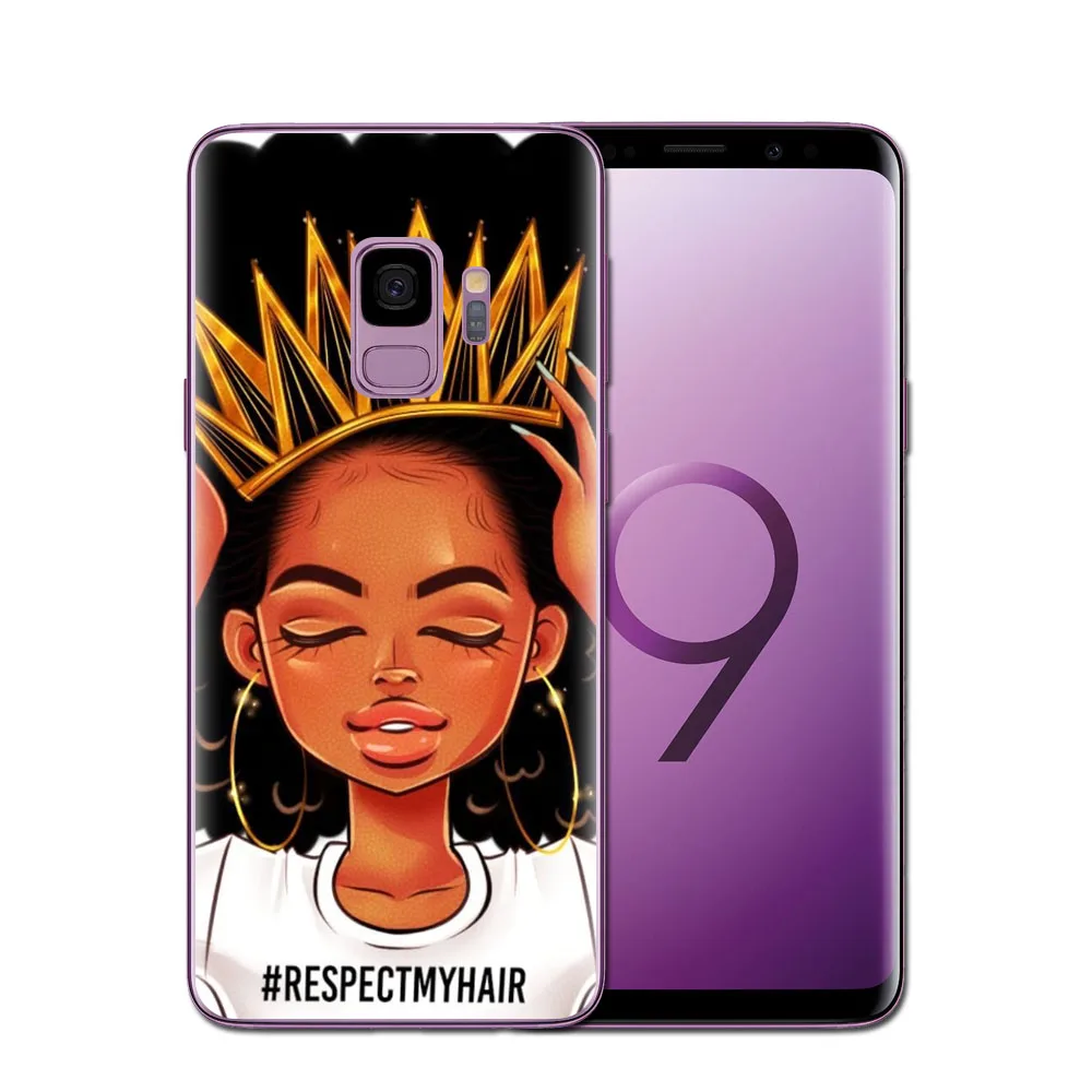 2bunz Melanin Poppin Aba Чехлы для Samsung Galaxy S6 S7 Edge S8 S9 Plus A8 2018 J3 J5 J7 A3 A5 A7 2016 2017 чехол | Мобильные