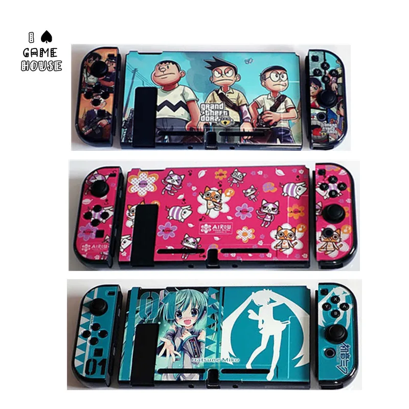 Чехол FoPcc для Nintendo Switch с ярким рисунком и жестким кристаллом|Чехлы| |