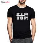 Футболка мужская с забавным принтом букв, из 100% чесаного хлопка, с коротким рукавом