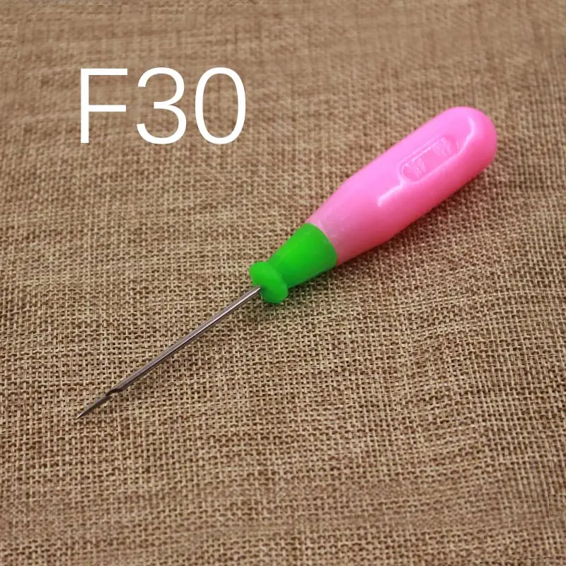 F30 1 шт. кожаный инструмент для шитья шило DIY кожаный тент швейный шило штырь дырокол инструмент для ремонта ручной БРОШЮРОВЩИК рукоделие - Цвет: F30