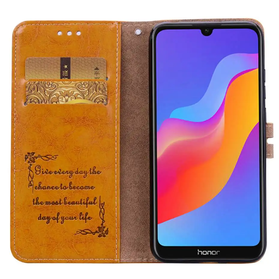 Honor 8A чехол-кошелек для huawei Honor 8A чехол для телефона роскошный чехол из искусственной кожи чехол для huawei Honor 8A JAT-LX1 флип-чехол Fundas Capa