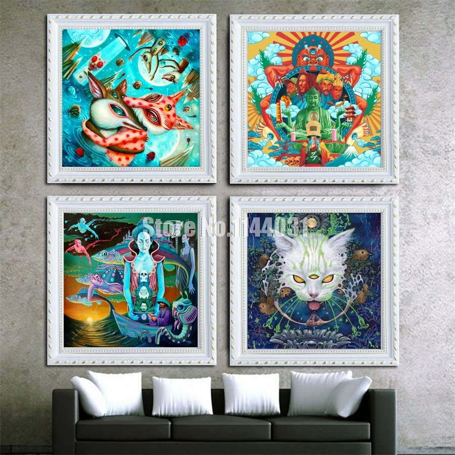 

3D DIY Diamond Embroidery Fairy Tale 5D Diamond Painting Cats & Foxes Diamonds Mosaic Rhinestone Cross Stitch Needlework Decor