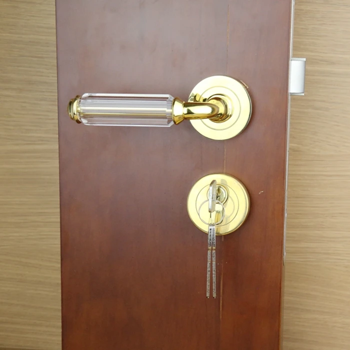 

UNILOCKS New European crystal door lock one set