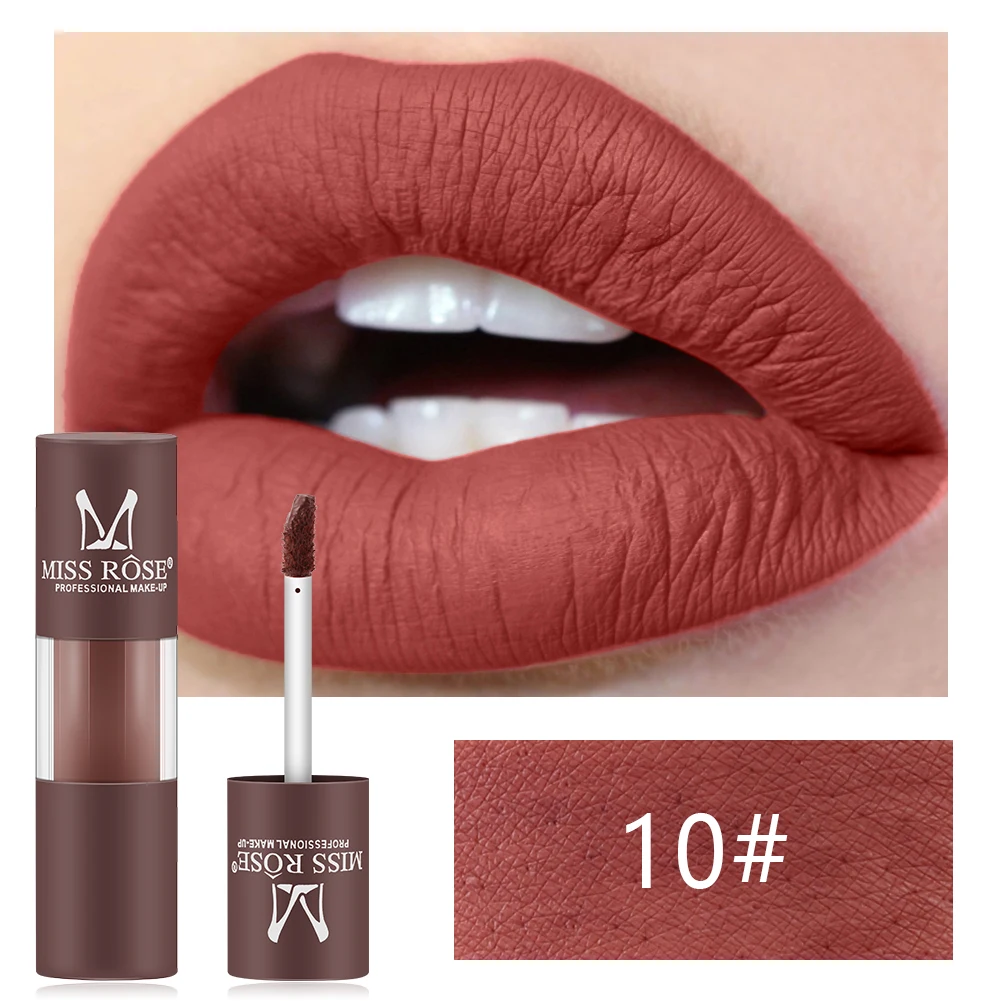 Водостойкая матовая помада для губ для женщин, сексуальная брендовая цветная косметика для губ, стойкая помада для губ, телесный макияж TSLM1