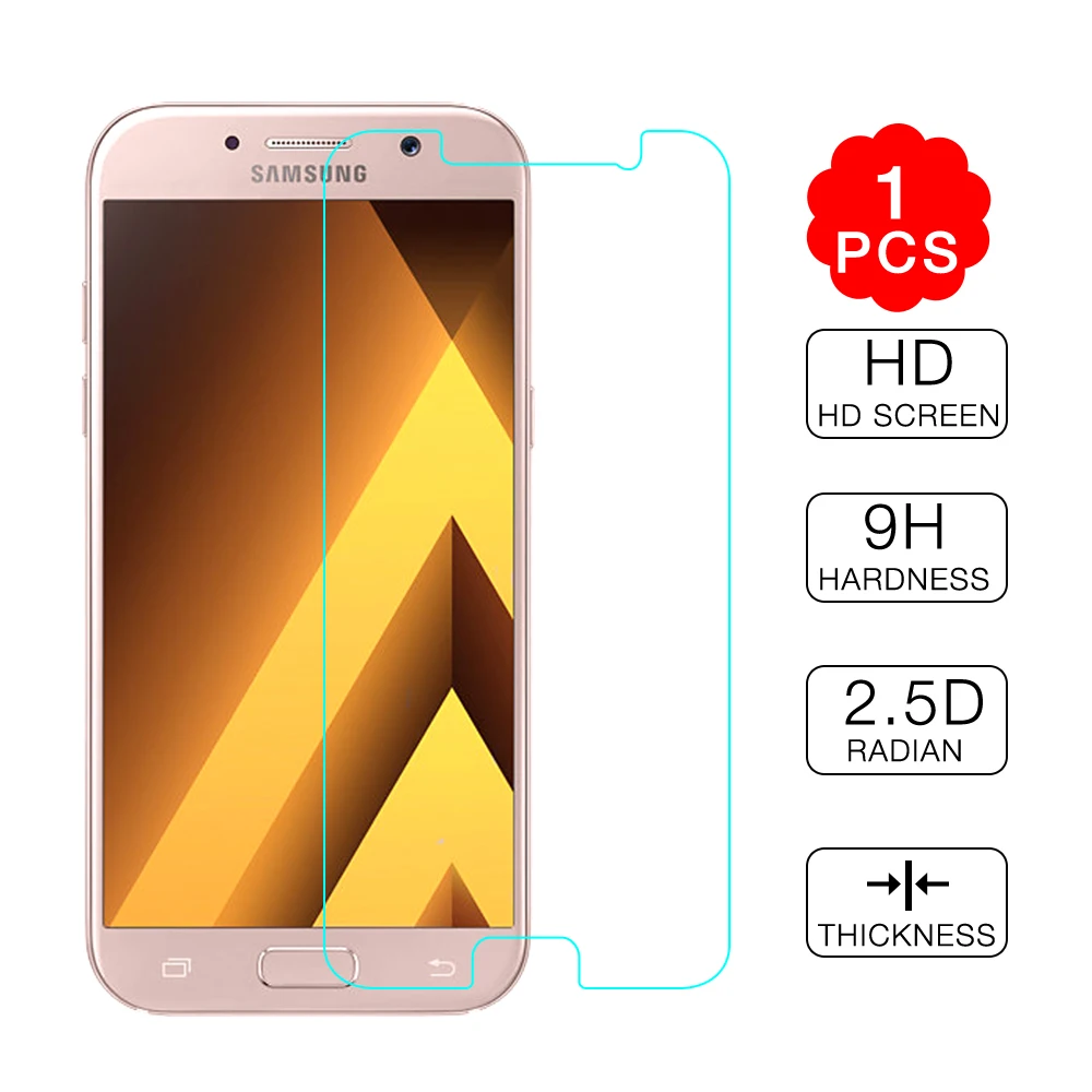Закаленное стекло UTOPER для Samsung Galaxy A8 2018 A3 A5 A7 2017 2016 2015 Защитная пленка экрана J2 J5 J7