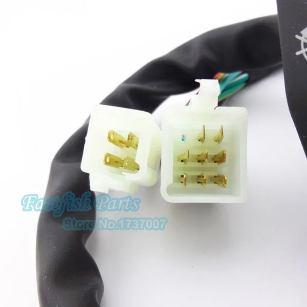 12 кабелей ATV ручка контрольный переключатель с дроссель в сборе w рычаг для 110cc 150cc