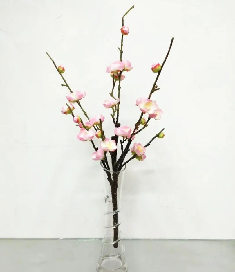4 шт. цветок сливы искусственный 5 стеблей/штука искусственные декоративные цветы