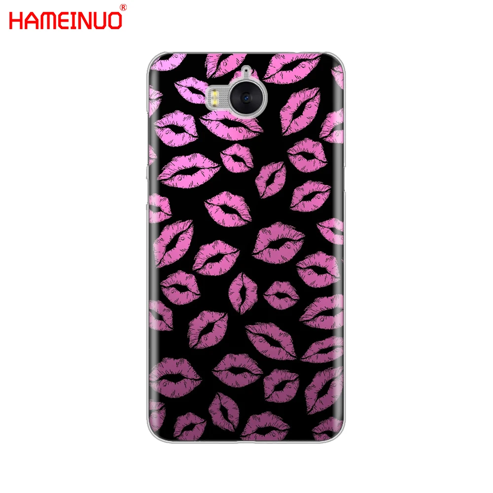 Чехол для мобильного телефона HAMEINUO Kiss me губная помада Rouge ДЛЯ huawei honor 3C 4X 4C 5C 5X 6 7 Y3 Y6