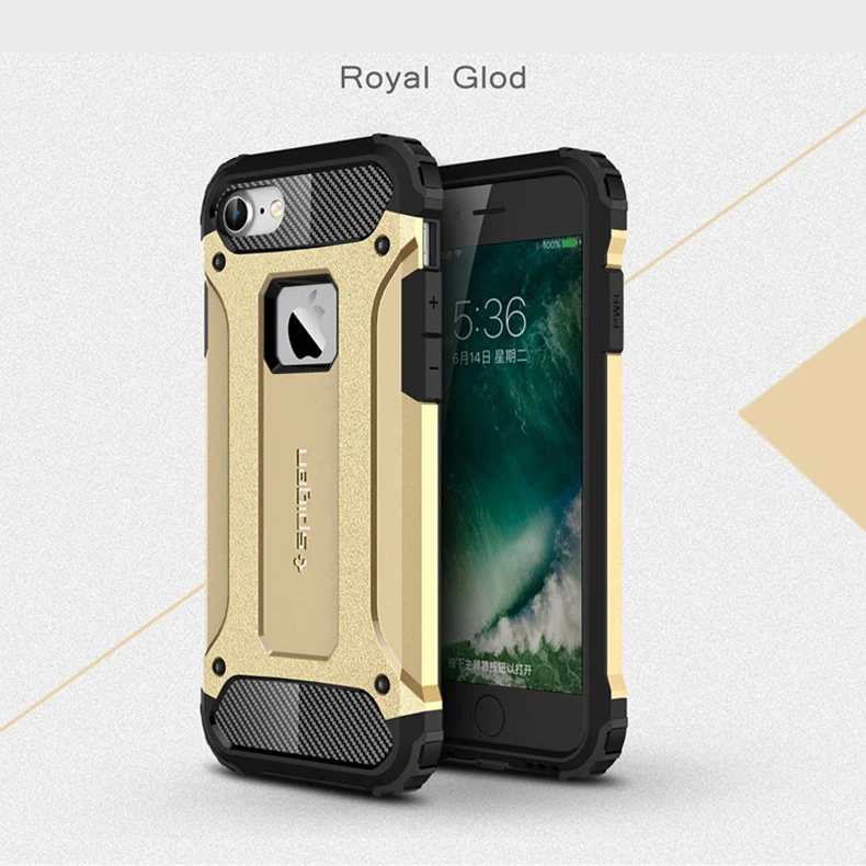 Противоударный чехол для iPhone X XS Max XR 8 7 6 5 s 5S 6s plus 6plus 7plus 8plus высококачественный бронированный чехол для задней панели сотового телефона