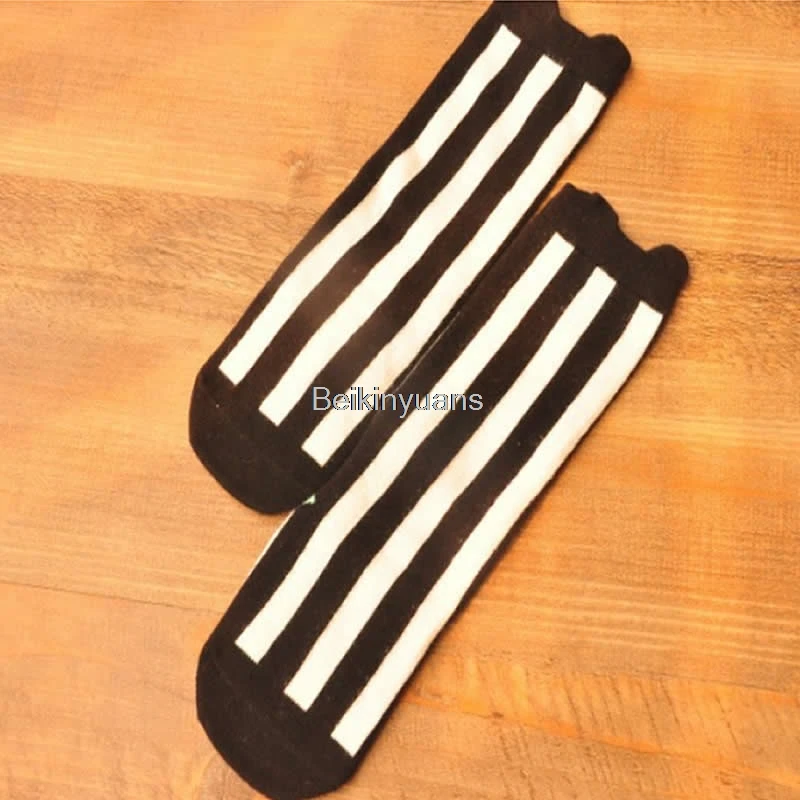 Новинка 2019 гетры до колен Детские хлопковые чулки с мультяшным рисунком для