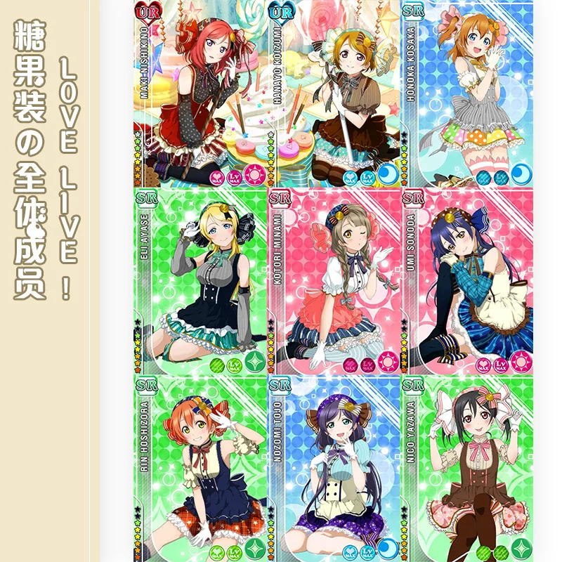 Японское аниме Love Live Tojo/ Umi/ Eli/ Hanayo/Nico/Rin конфетная горничная униформа платье