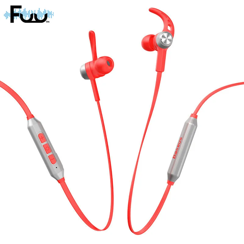 Беспроводные bluetooth наушники FUU Sound спортивные для бега с микрофоном гарнитуры iPhone