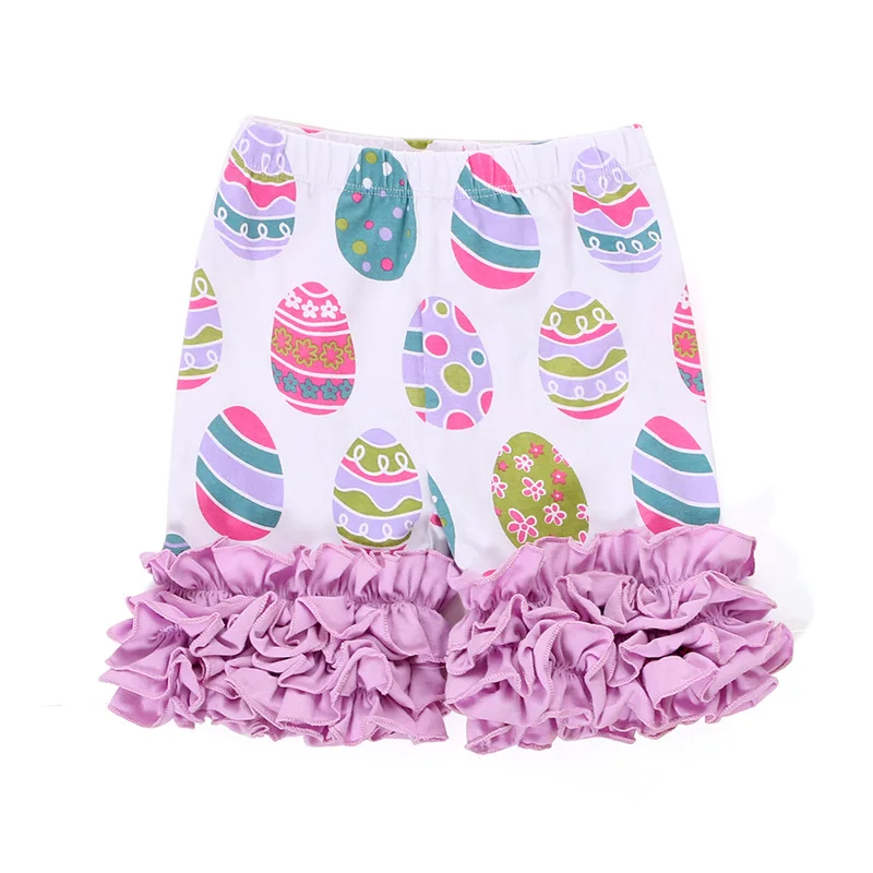 2018 пасхальные шорты для девочек 6 см летние маленьких хлопковые с оборками
