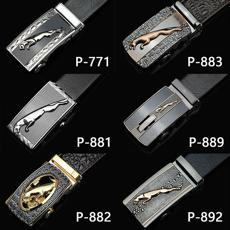 28 стилей Автоматическая пряжка из сплава без ремня для мужчин Jaguar Пряжка Леопард
