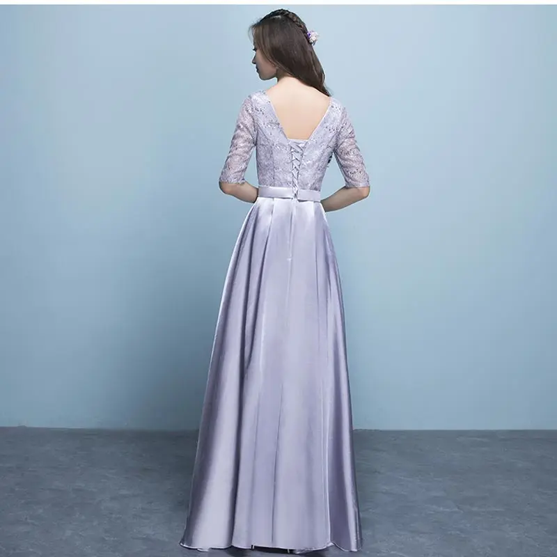 FADISTEE New arrival Vestido De Festa Long Evening Dress Bride Party Prom Dresses sequins lace A-line sexy simple half sleeves | Свадьбы и