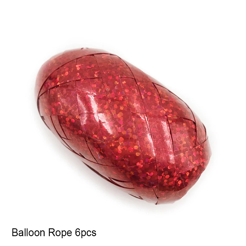 6pcs Balloon rope 5 Баллоны и аксессуары пластиковая цепочка для воздушных шаров Шар АРКА свадебное украшение день рождения украшения фон шар колонна - Цвет: 6pcs Balloon rope 5