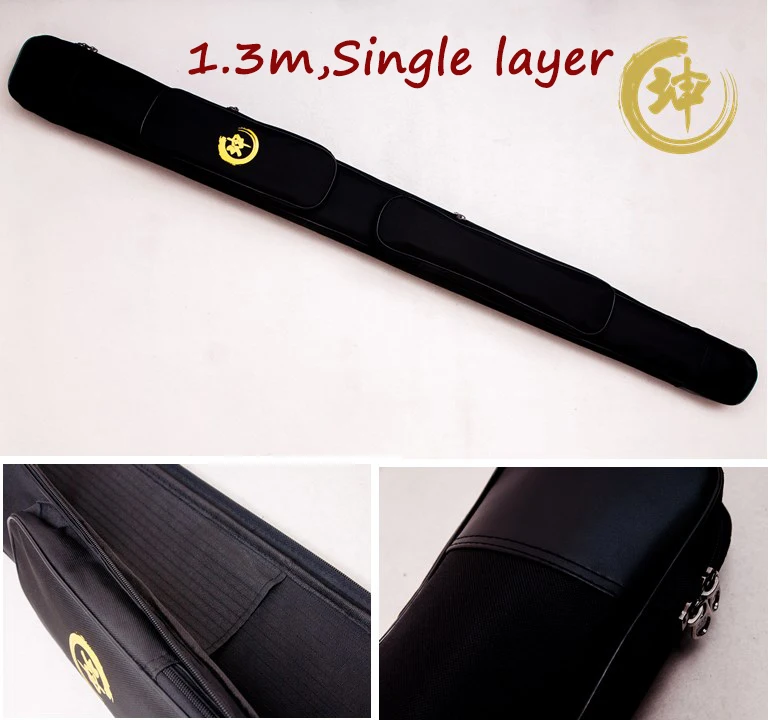 

Tai chi sword set 1.3m lengthen edition sword bags single layer High Quality Oxford Fabric Leather Kendo Aikido Iaido