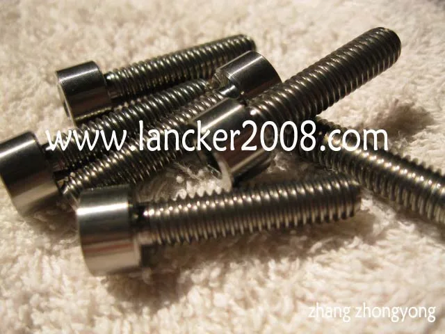 M4x25 Gr5 Шестигранная головка с головкой из титанового сплава DIN912|head cap screw|titanium