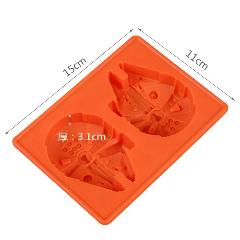 Звездные войны Сокол Тысячелетия корабль кубики льда Mold Maker Бар партия силикона