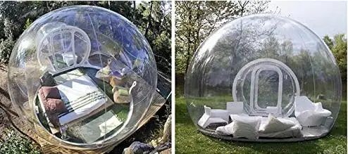 Прозрачный открытый кемпинг ясно, надувные шатер пузыря inflatable bubble tentinflatable tents sale