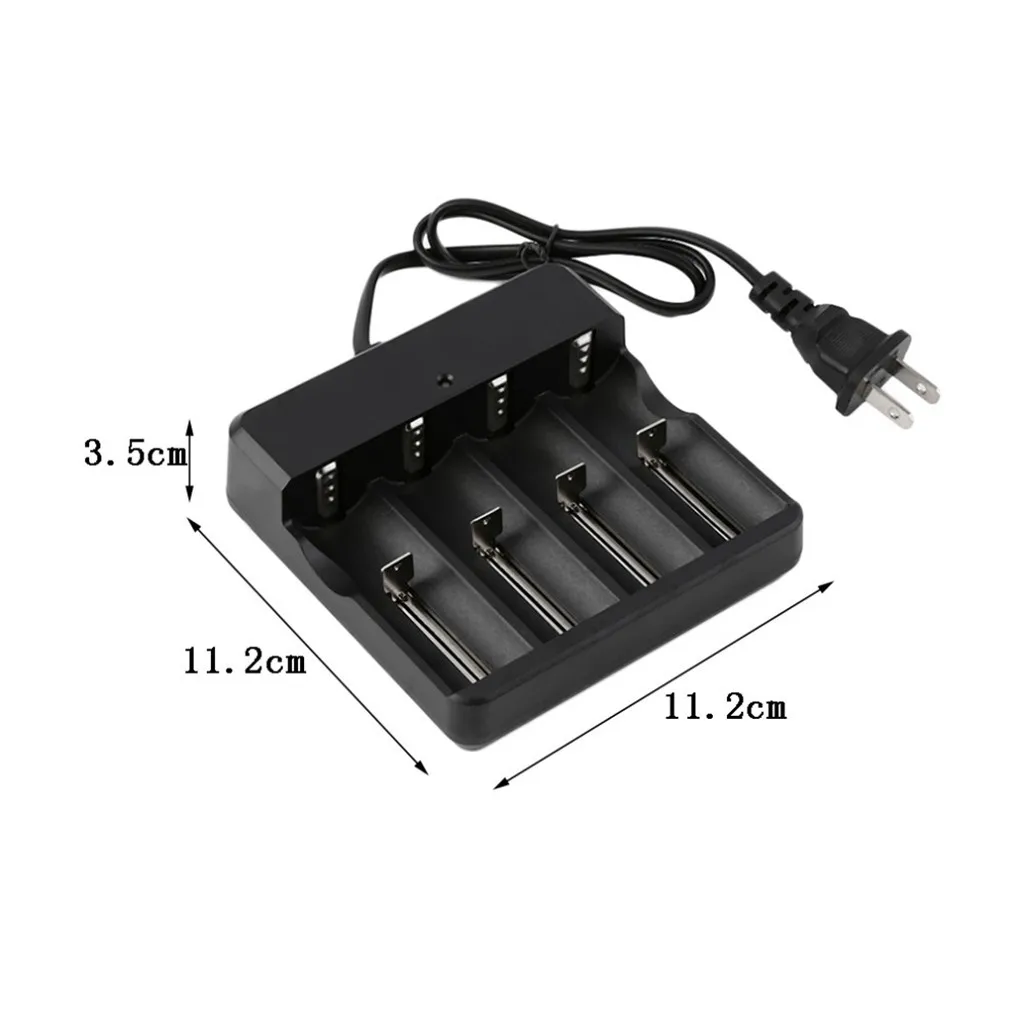 18650 3 7 V 9800mAh ионная аккумуляторная батарея Iithium 4 шт + проводное зарядное