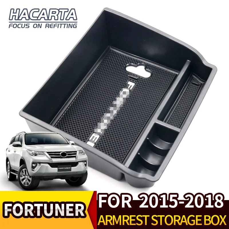 Подлокотник для хранения подходит Toyota Fortuner An160 2015 2018 Hilux revo rocco AN120 AN130 контейнер