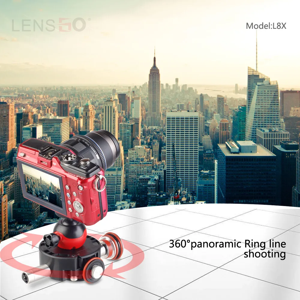 Видеокамера LENSGO L8X с дистанционным управлением моторизованная тележка