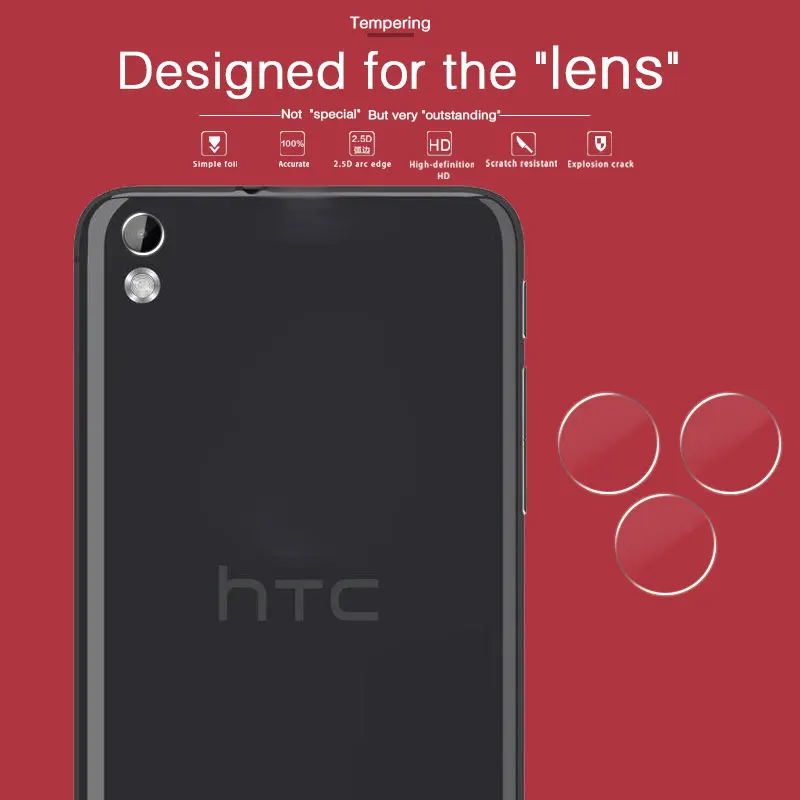 HD Задняя камера Объектив Закаленное стекло пленка для HTC Desire 816 5 в задней камере