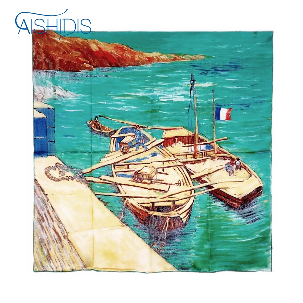 Женская шелковая шаль ручной работы квадратный шарф с лодки|square shawl|scarf wrapshawl scarf |