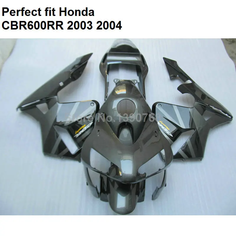 Литьевой обтекатель для Honda CBR 600RR 2003 2004 metta черный серый комплект CBR600RR F5 03 04 BM49|fairings