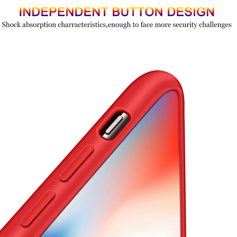 Официальные силиконовые чехлы для iPhone 7Plus 6 6S 7 8 Plus с логотипом силиконовый чехол для iPhone 10 X XR XS Max в розничной упаковке