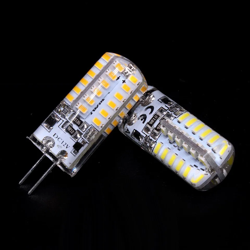 Светодиодная лампа LKLTFX G4 SMD3014 12 В 220 1 Вт 2 3 сменная галогенная с углом луча 360