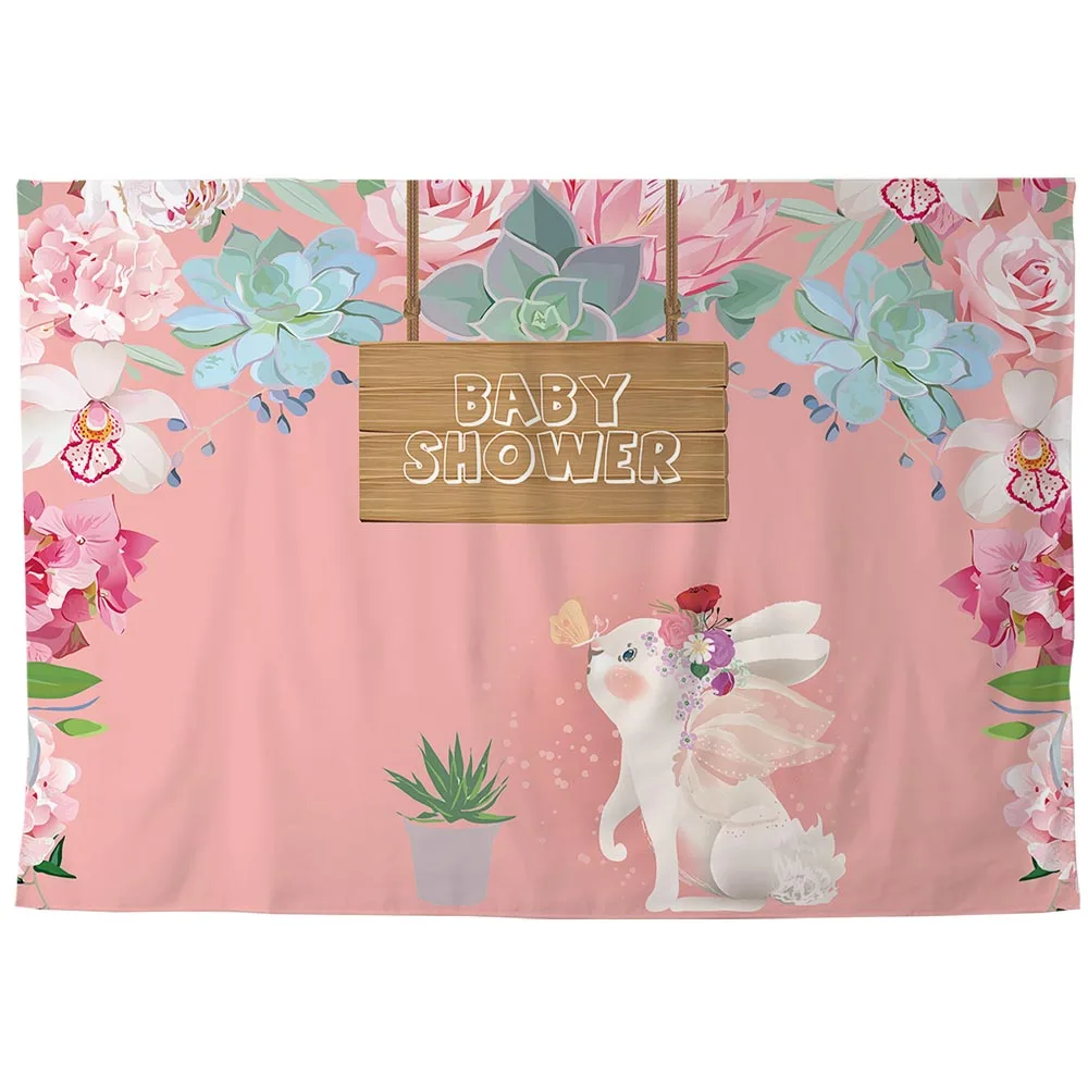 Фон Funnytree для фотосъемки с изображением милого кролика принцессы деревянная