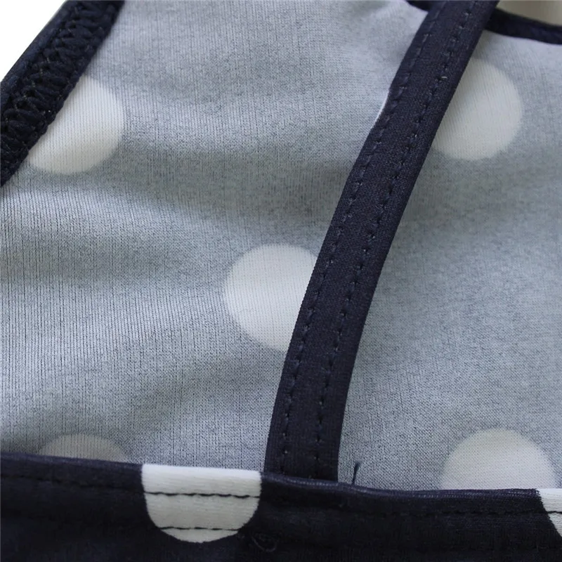 Летние детские цельные купальники TiaoBug в горошек для девочек купальник с