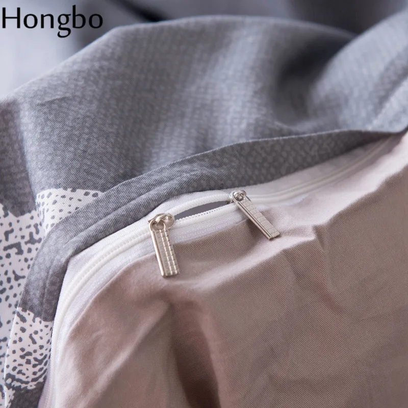 Hongbo домашний текстиль серое постельное белье со звездами комплект